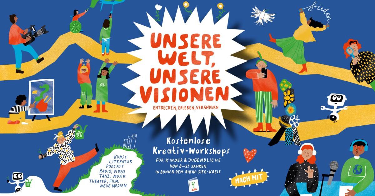 Flyer: Unsere Welt, unsere Visionen