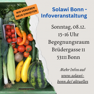 Flyer mit Text zur Veranstaltung