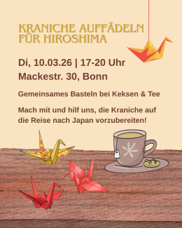 Flyer mit Text zur Veranstaltung